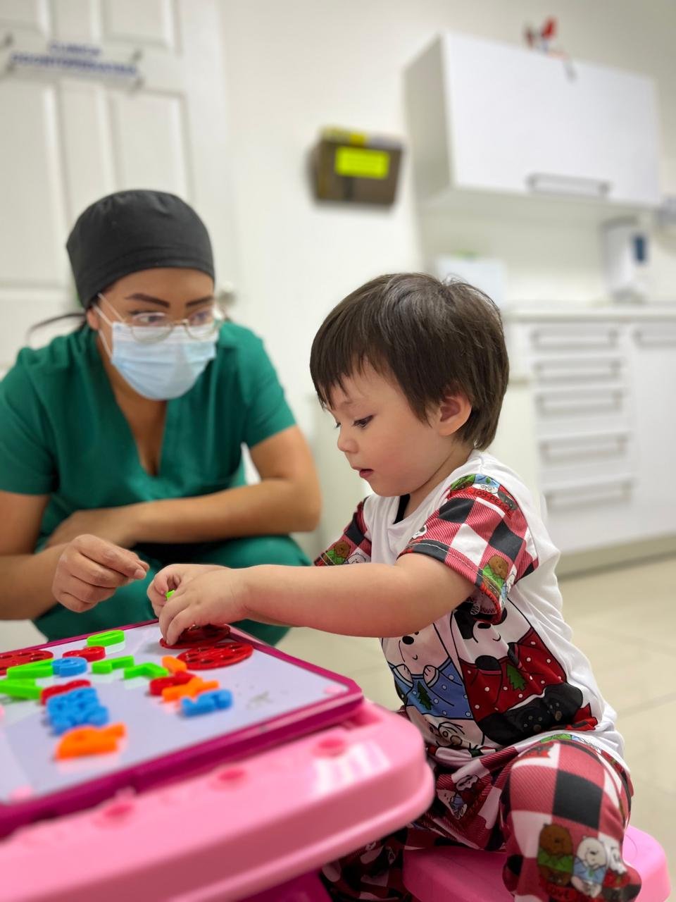 Área infantil de la clínica